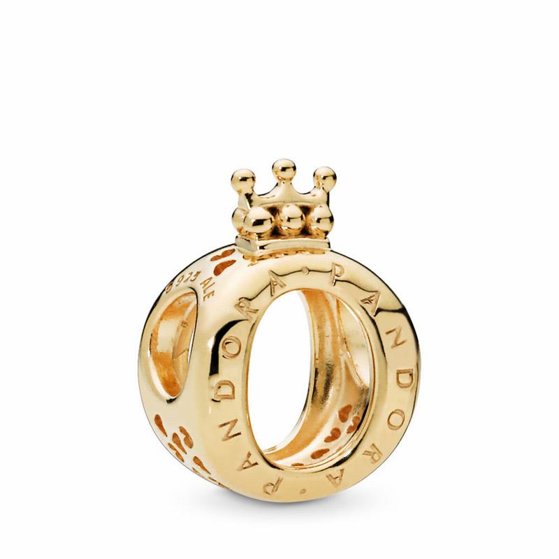 PANDORA Shine™ Crown O Charm NZ Sale, 18ct Gold Plated (542318-WFT)